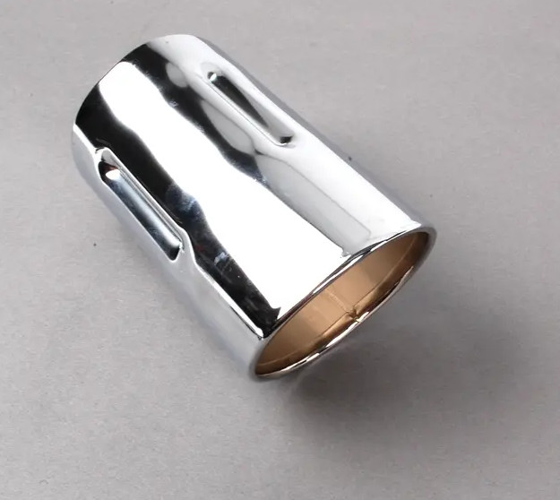 Embouts d'échappement chrome (quantité 2) pour BMW Z4 E85 E86 (2.5 et 3.0 l uniquement)