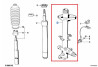 Amortisseurs AVANT (coté gauche et droit) pour BMW Série 7 E32