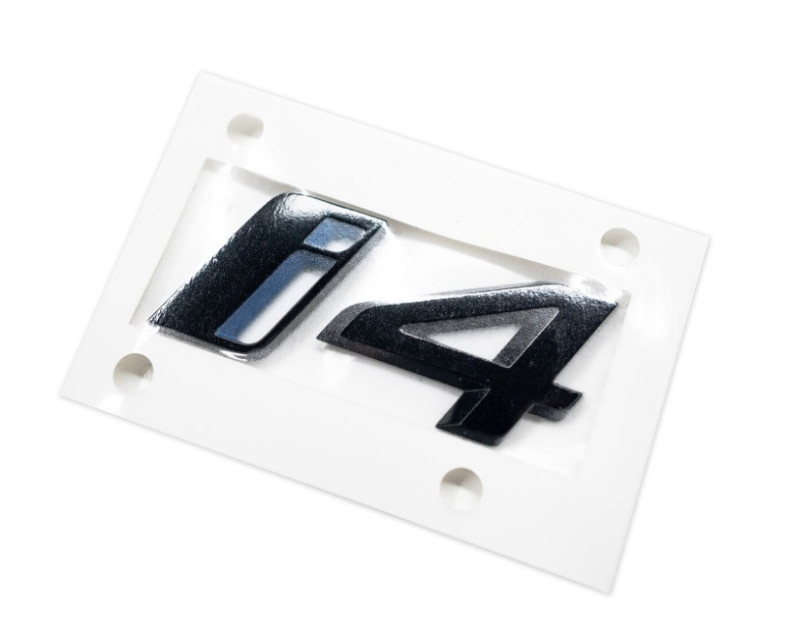 Logo de coffre d'origine BMW "i4" noir pour BMW i4 G26