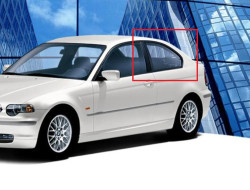Vitre custode arrière / Déflecteur (coté au choix) pour BMW Série 3 E46 Compact