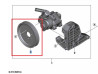 Poulie de direction assistée pour BMW Série 3 E90 E91 318d / 320d