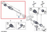 Cardan arbre de sortie essieu AVANT droit pour BMW Série 5 F10 F11