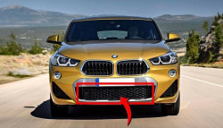 Grille médiane inférieure  pare-chocs avant pour BMW X2 F39