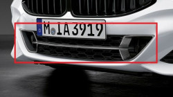 Enjoliveur central M Performance CARBONE (CFK) pour BMW Série 8 Coupé G14 Cabriolet G15 Gran Coupé G16