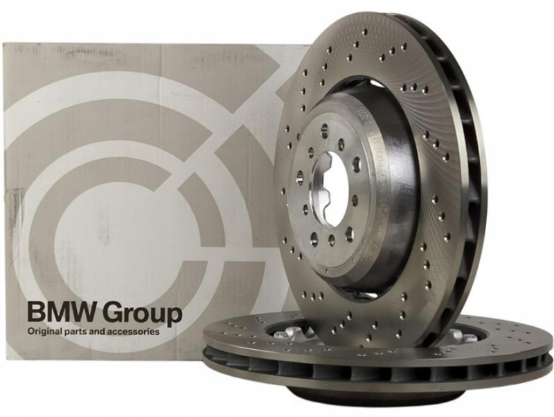 Disques de frein arrière aéré prépercé pour BMW Série 5 G30 G31