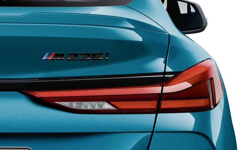 Logo de coffre Noir M235i BMW Série 2