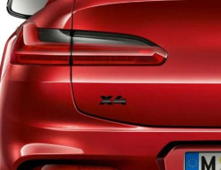 Logo de coffre Noir BMW X4 G02