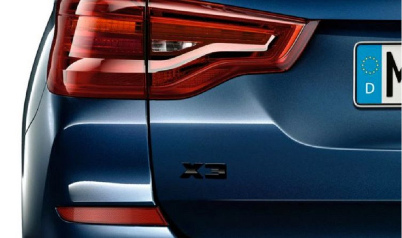 Logo de coffre Noir BMW X3 G01