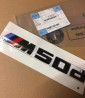 Logo de coffre noir "M50d" pour BMW X3 X4 X5 X6 X7