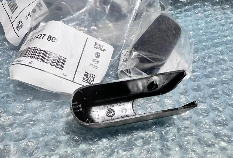 2pcs Cache-écrous Bras D'Essuie-Glace Arrière 61627161030 Compatible BMW X3 F25 X5 E70 - Capuchon Écrou Noir