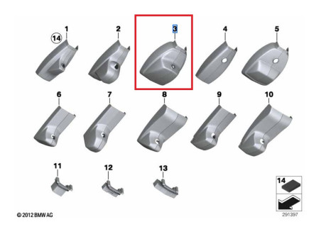 Coques Rétroviseurs Fibre De Carbone BMW Série 1 2 3 4 I3 X1 - Couvercles Miroirs Latéraux F20 F30 F32
