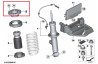 Palier amortisseur arrière avec kit de fixation pour BMW X3 F25 X4 F26