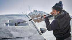 BMW grattoir à givre télescopique avec balai