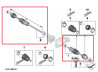 Cardan arbre de sortie AVANT avec joint  (coté au choix) pour BMW Série 1 F20 F21 (avec xDrive uniquement)