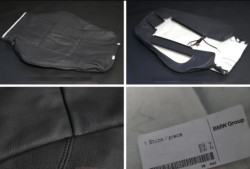 Revetement dossier sport cuir siège CONDUCTEUR (lcsw schwarz  (noir) pour BMW Série 6 F12 F13 F06 GC