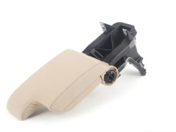 Accoudoir cuir (hellbeige ) pour BMW E46 (Berline / Touring / Coupé / Cabriolet)