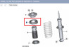 Semelle supérieure de ressort d'amortisseurs ARRIERE pour BMW X3 G01 X4 G02