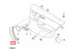 Etrier poignée intérieur de porte arrière (coté au choix)  pour BMW Série 3 E90 E91