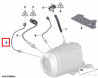 Capteur de température filtre à particules (L 240) pour BMW Série 3 E90 E91 E92 E93