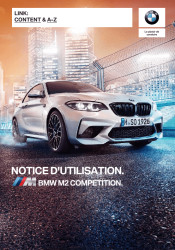 Notice d'utilisation du véhicule pour BMW M2 F87