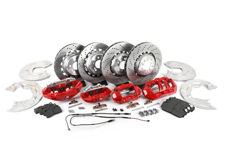 Post-équipement freins sport rouge Avant/Arrière (19" M Perf.) pour BMW M2 F87