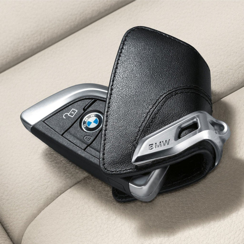 Etui à clés BMW Lines avec fermoir en acier inox pour BMW Série 4 G22 G23 G26