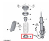 Semelle inférieure de ressort d'amortisseurs arrière (coté au choix) pour BMW Série 5 F10 F11
