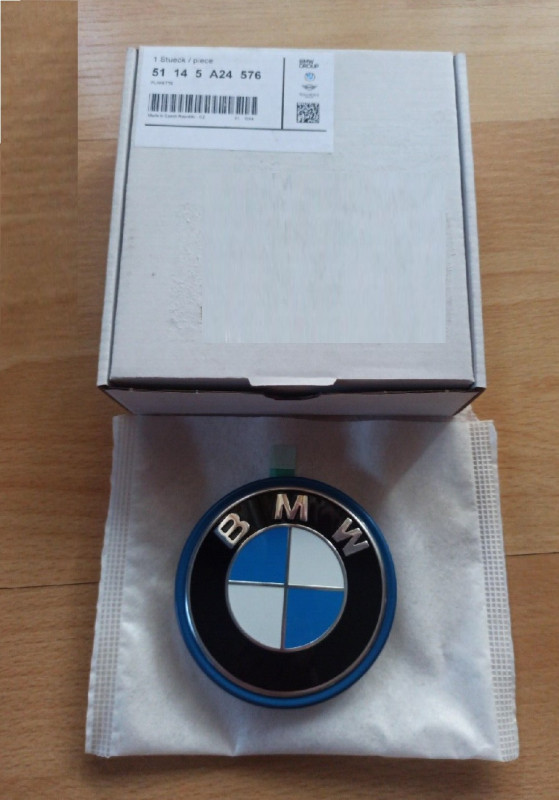Logo de coffre (bleu) BMW Série 5 G60 G61
