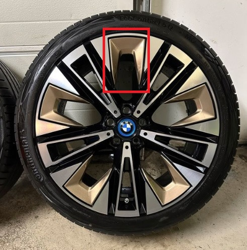 Pièce de remplissage BRONZE pour jante 20" Style 937 pour BMW Série 5 G60 G61