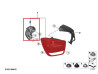 Porte-lampe de feux arrière extérieur (coté au choix) pour BMW Série 1 F20 F21 (phase 1 - avant 2015)