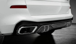 Diffuseur de pare-chocs arrière CARBONE M PERFORMANCE (avec rivets) pour BMW X5 G05