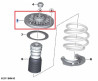 Palier amortisseur AVANT avec Vis autotaraudeuse pour BMW X3 F25
