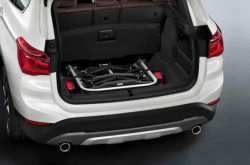 Porte-vélos COMPACT pour attelage de remorque pour BMW Série 2 Active Tourer F45 ET Gran Tourer F46 (avec sac de rangement)