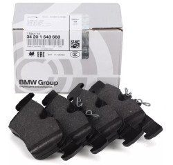 Plaquettes de freins arrière avec témoin d'usure pour BMW Série 1 F40