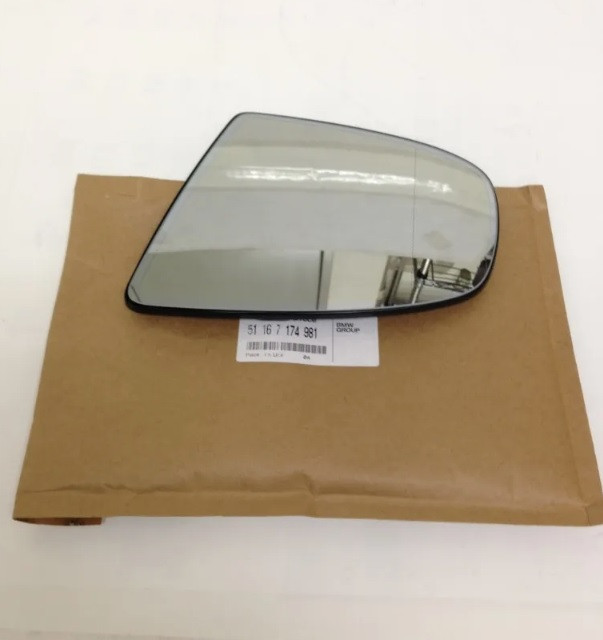 Verre de rétroviseur extérieur AVEC option S430A (coté au choix) pour BMW X5 E53 E70 F15