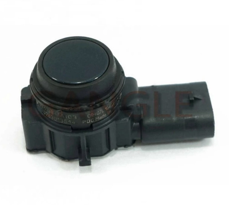 Capteur à ultrasons bleu Midnight (WB38) avec anneau de découplage pare-chocs AVANT pour BMW Série 3 F30 F31 F34 GT