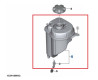 Vase d'expansion / Réservoir tampon pour BMW X5 E70 F15