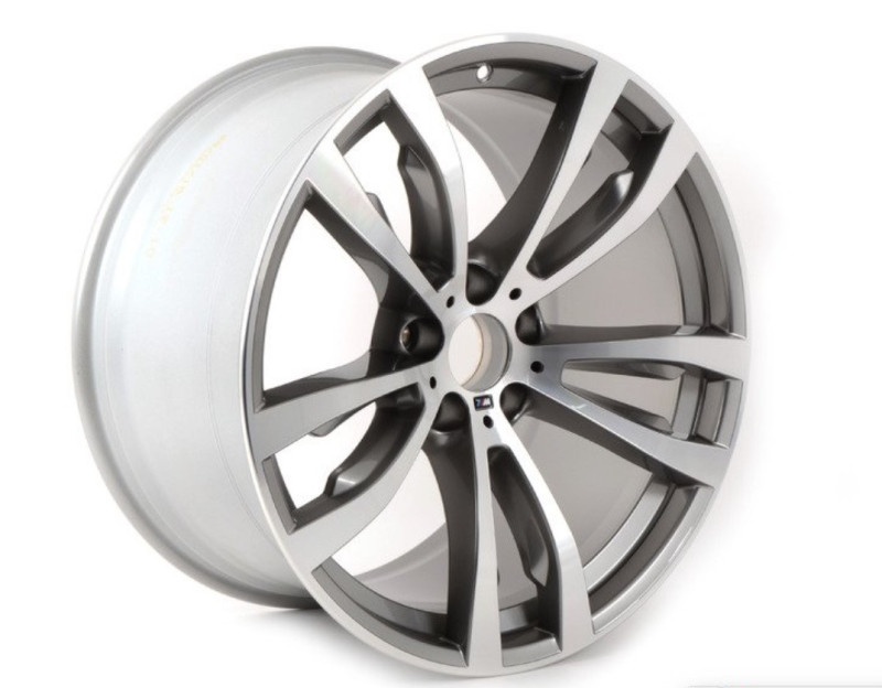 Jante 20" style 469 M à rayons doubles « Ferricgrey », polies BMW X6 F16 E71