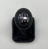 Pommeau cuir avec soufflet 6 vitesses (schwarz/M) pour BMW Série 2 Gran Coupé F44