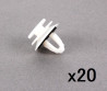Clips (x20) fixation de panneau de porte AVANT  - BMW X3 G01 X4 G02