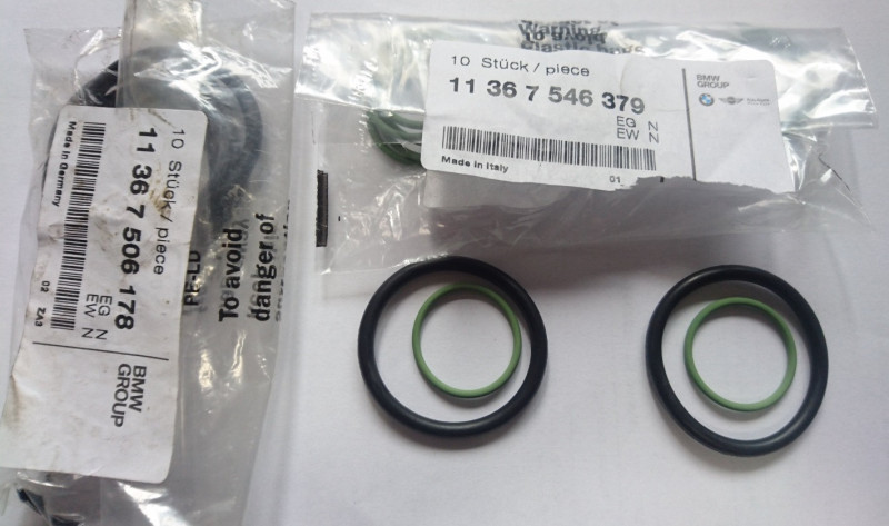 Joints électrovanne (x10) de culasse pour BMW Série 5 E60 E61 (essence uniquement)