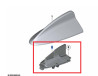 Antenne de toit pour BMW X1 F48 X2 F39