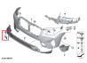 Cache d'anneau de remorquage pare-chocs AVANT pour BMW X3 G01LCI X4 G02 LCI