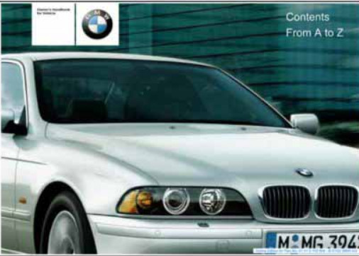 Notice d'utilisation du véhicule pour BMW Série 5 E34