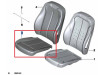 Garnissage de base siège tissu (anthrazit) pour BMW Série 1 F40