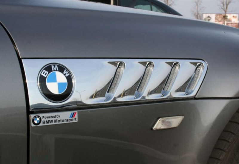 Jeu de grilles latérales avec plaquette BMW (CHROM ) pour BMW Z3