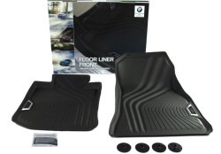 Jeu de tapis de sol tout temps "baquet" AVANT pour BMW Série 4 G22 G23 Coupé Cabriolet
