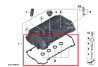 Joint cache culbuteur / Joint de profil couvre culasse pour BMW Série 1 F20 F21 (essence uniquement)