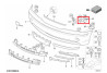 Guide de support de pare-chocs avant (côté au choix) pour BMW Série 3 E46