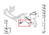 Tirant d'essieu avant avec silentbloc - BMW Série 8 G14 G15 G16 M8 F90 F91